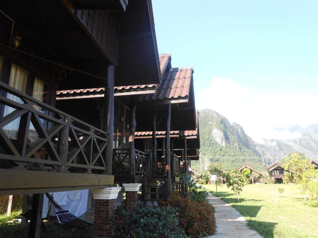 Cliff View Bungalows Vang Vieng Zewnętrze zdjęcie