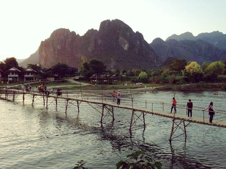 Cliff View Bungalows Vang Vieng Zewnętrze zdjęcie