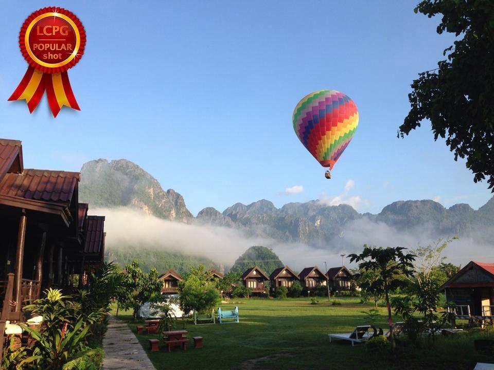 Cliff View Bungalows Vang Vieng Zewnętrze zdjęcie