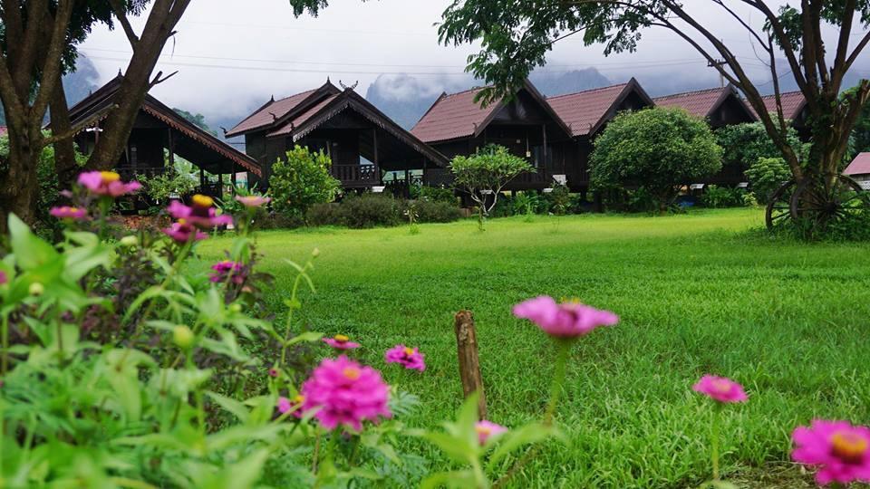 Cliff View Bungalows Vang Vieng Zewnętrze zdjęcie