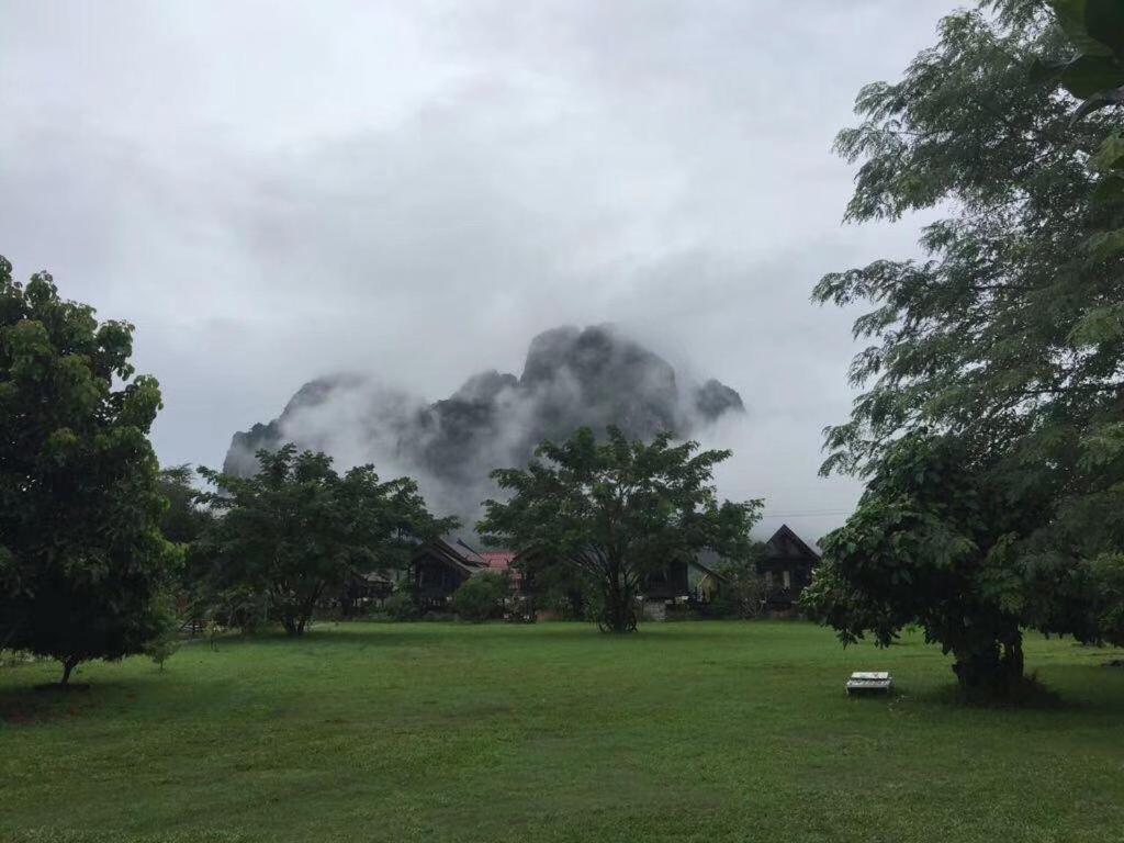 Cliff View Bungalows Vang Vieng Zewnętrze zdjęcie