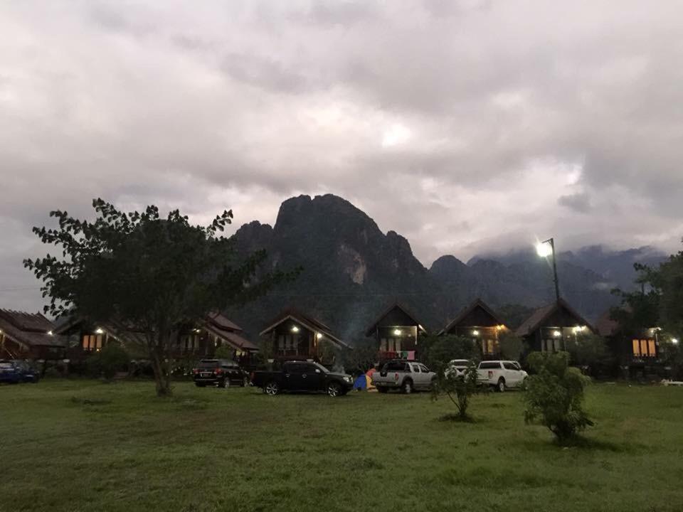 Cliff View Bungalows Vang Vieng Zewnętrze zdjęcie